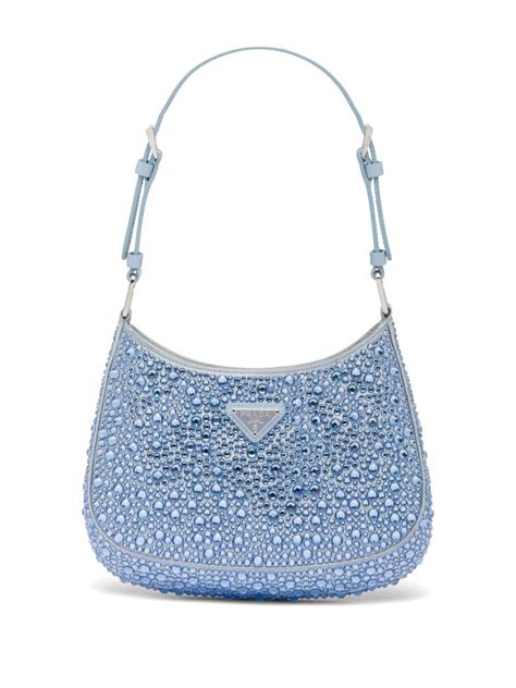 prada rhinestone bag price|Prada crystal embellished bag.